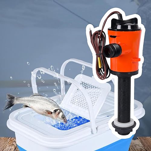 Miniatura 4 de MagiDeal Livewell - Piezas de reparación de la bomba aireadora para barcos, reemplazo directo, herramientas de barco, fácil de instalar, montaje