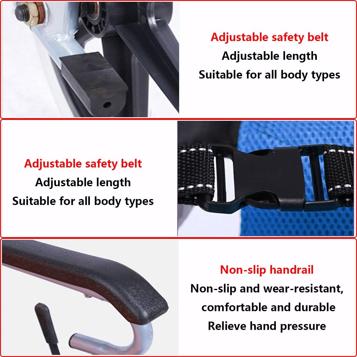 Sillas De Ruedas Plegable Ligera De Paseo para Ancianos,Silla De Ruedas Plegable Ligera Autopropulsable,Sillas De Ruedas para Adultos,Ancho 46 Cm,Fácil Plegado,con Frenos,Ligera E