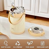 Vista 5 de Termo de comida caliente de acero inoxidable para adultos de 78 onzas con aislamiento al vacío, boca ancha, termo de comida caliente con mantiene