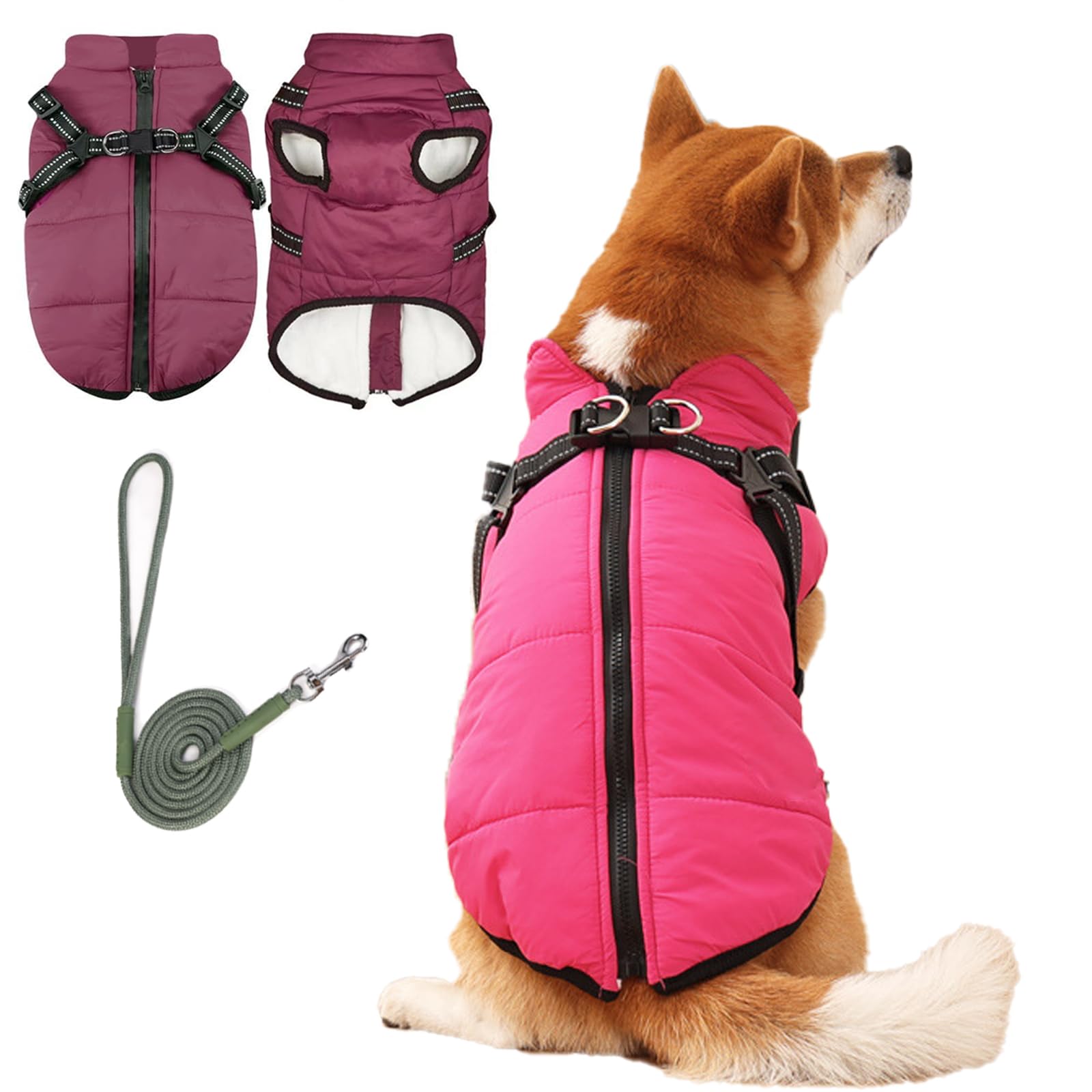 Manteau d'hiver pour chien 3XL qui résout le problème des balades