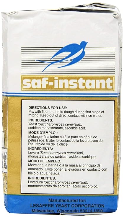 SAF LeSaffre Instant Yeast, yTpoVo Gold, 4 Pound