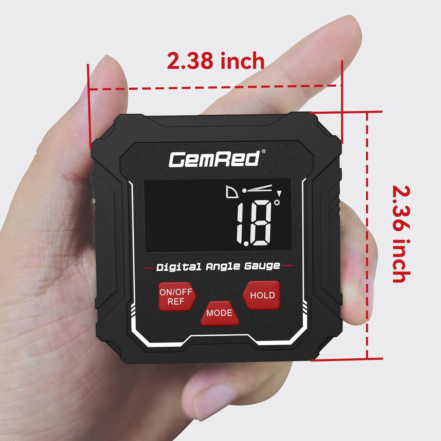GemRed Digital Angle Gauge DAG-V1 (DAG-V1 Hold Function)