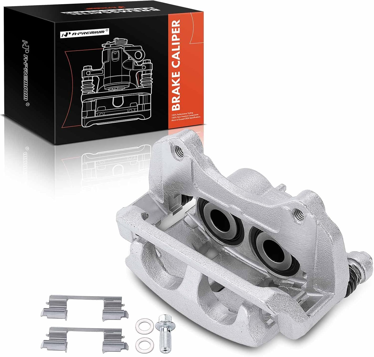 A-Premium Disc Brake Caliper Assembly with Bracket Compatible with Buick Enclave 2018-2020 & Cadillac XT5 2017-2020, XT6 2020 - Front Left Driver Side