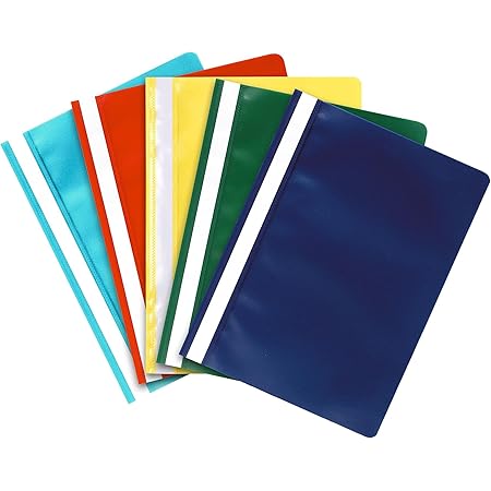 Elba Mounting Strips - Polypropylene A4 & A5 Document Strips (Pack Of 250, Assorted Colors)