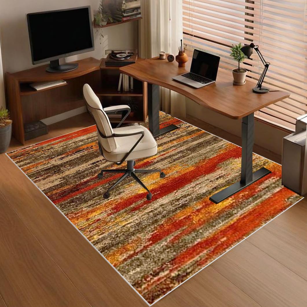 Qivstxug Color 478 Heavy Duty Office Gaming Chair Mat For Carpet, Floor Protector For Rolling Chair, Non-Slip Carpet Chair Mats, Desk Chair Mat, Computer Gaming Chair Mat For Hardwood Floors Tile Laminat 100 X 160 Cm
