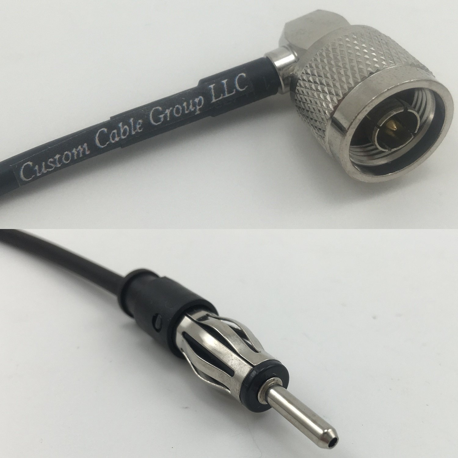 10 feet RFC195 KSR195 N MALE ANGLE to AM/FM MALE Pigtail Jumper RF coaxial cable 50ohm Quick USA Shipping