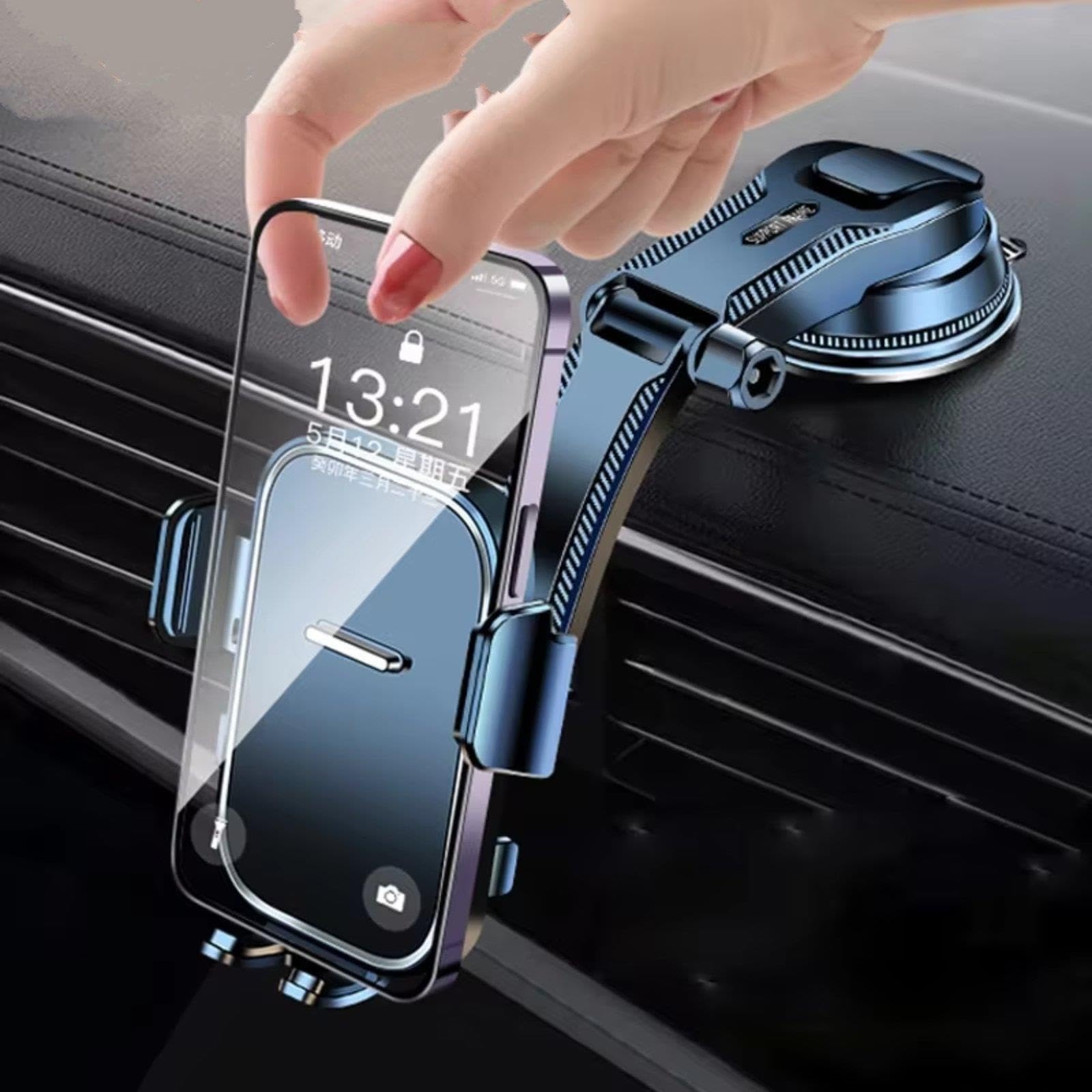 Soporte Teléfono Coche Montaje Ventosa Smartphone Móvil