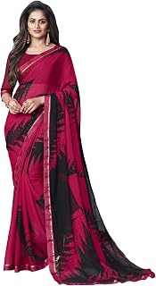 Chiffon Saree with Blouse Piece