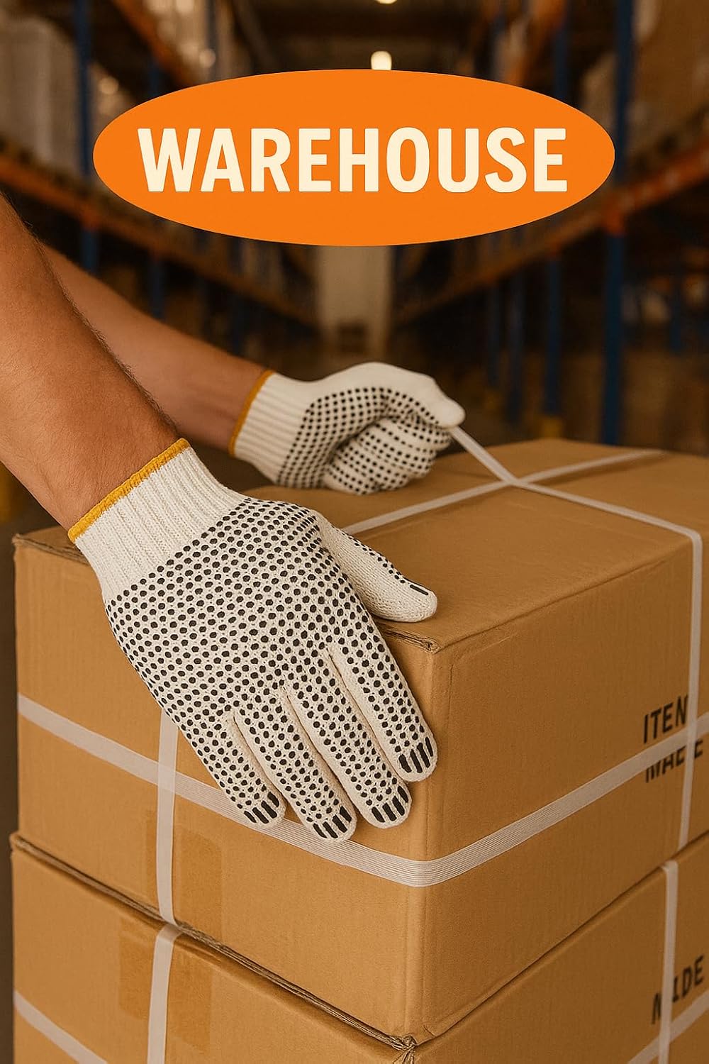 Double-Sided, Anti-Slip, Machine Washable, Unisex Gardening, Construction, Mechanics Gloves - Image 9