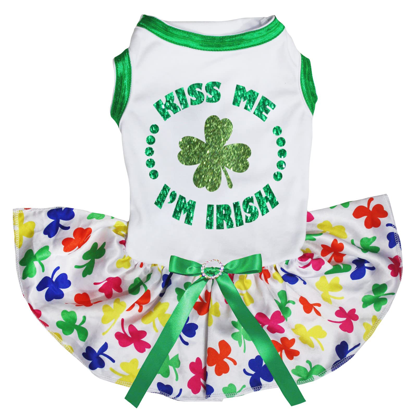 Robe pour chien XXL Kiss Me I'm Irish résolvant le manque de taille