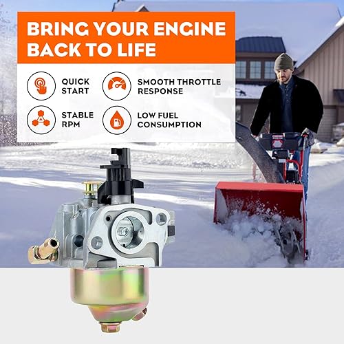 Miniatura 4 de Hipa Storm 2410 2620 179CC Carburador para Troy Bilt Storm 2420 2690 HUAYI 170SA 170S 165S Craftsman 208CC 179CC 951-14026A 951-10368 751-10638