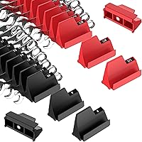 Vista 8 de 42PCS Magnetic Modular Wrench Organizers for Tool Drawers - Black & Red - Wrench Rack with Metric & SAE Labels, Customizable Magnet Tool Storage