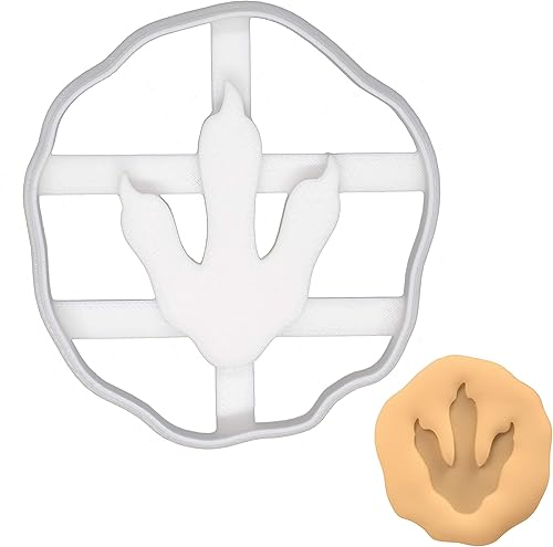 T-Rex Footprint Fossil cortador de galletas, 1 pieza - Bakerlogy