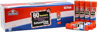 Elmer's Disappearing Purple School Glue Sticks, Washable, 7 Grams, 60 Count