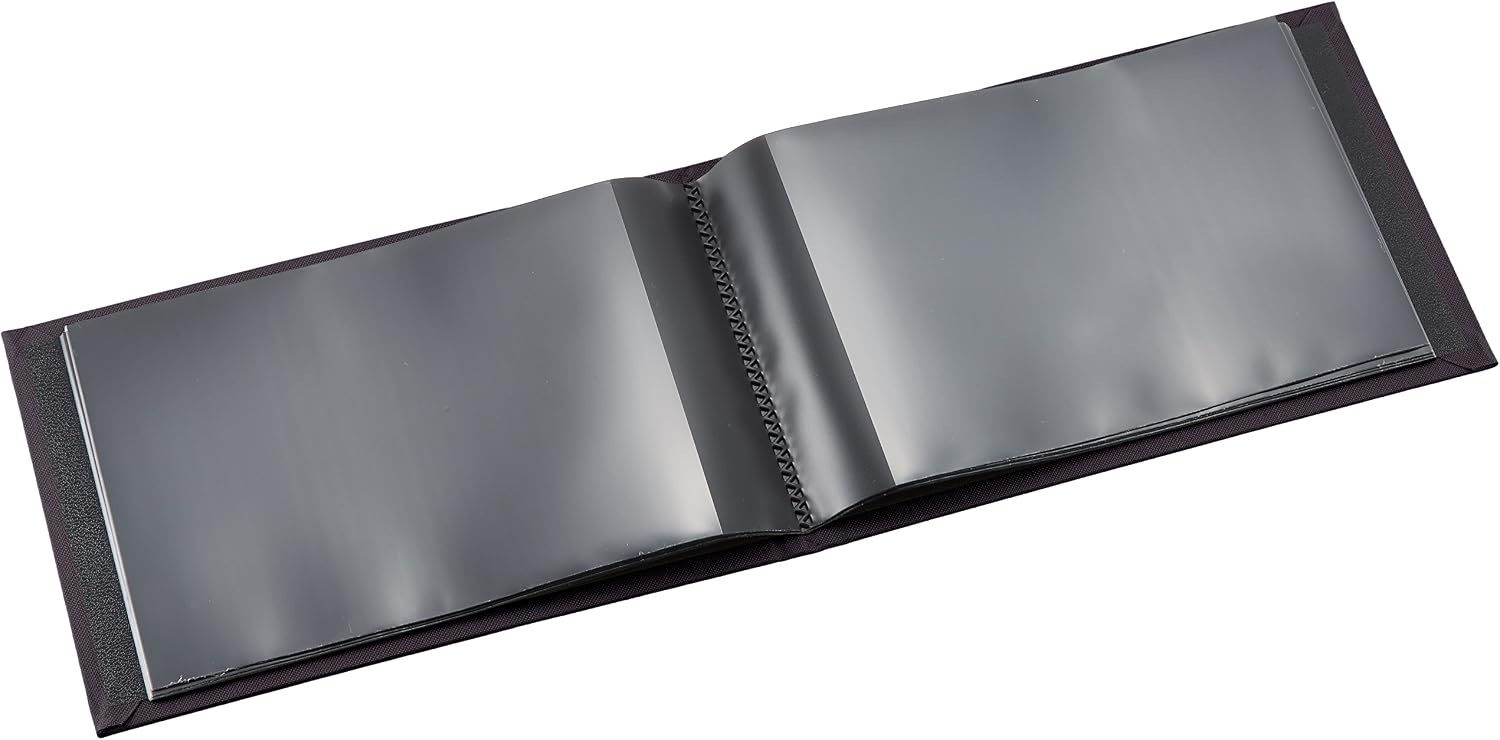 Sekisei 28Pocket high Cloth Mini Photo Album L Size XP-28M Blk