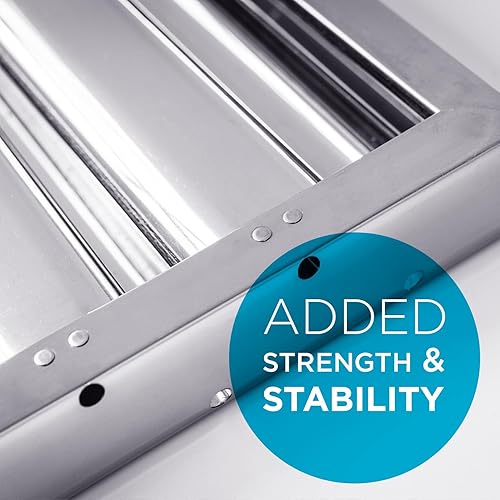 Miniatura 4 de Kleen-Gard Filtro de campana de cocina comercial de alta eficiencia, filtro de grasa con deflector para campanas de escape de cocina de restaurante,