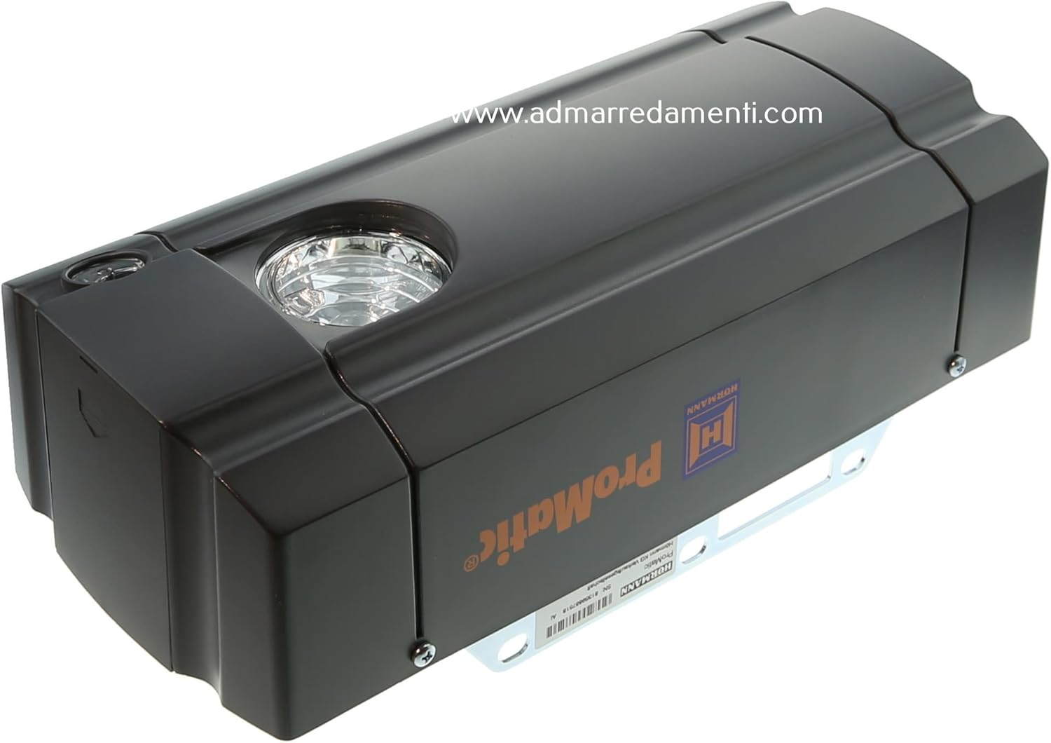 Front view of ProMatic 3 BiSecure showing control panel area and light