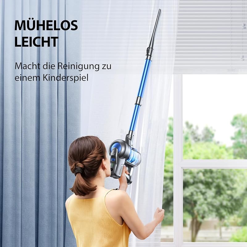 Greenote Akkumulátoros Porszívó 30 Perc Üzemidő LED Kijelzővel Kiegészítőkkel