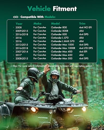 Vista 537 de SCITOO 1333081 1333947 Eje CV trasero izquierdo derecho para 2016-2020 para Polaris General 1000 2017-2020 para Polaris General 4 1000 2015-2018