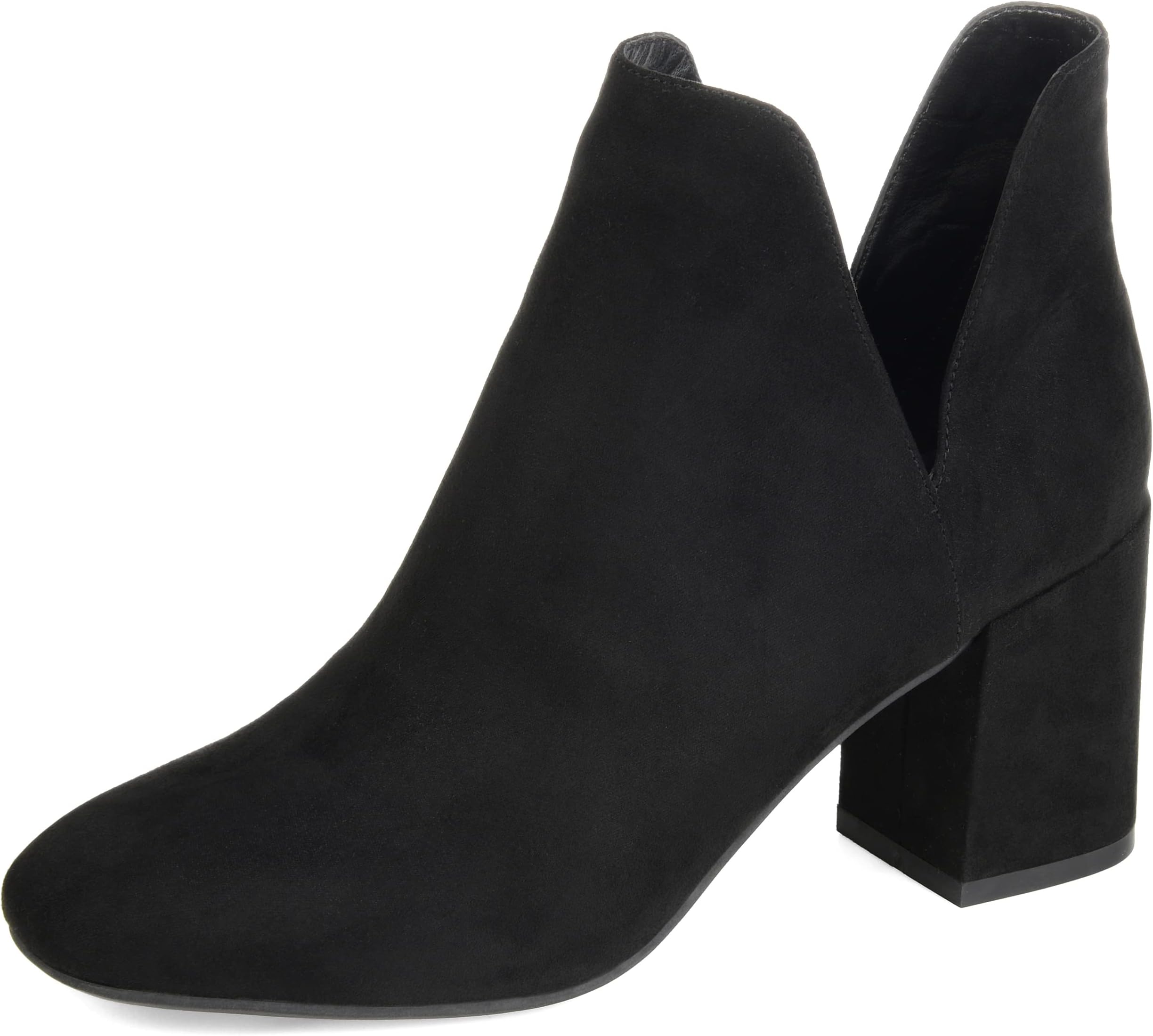 Journee Collection Womens Gwenn Bootie, Black, 7