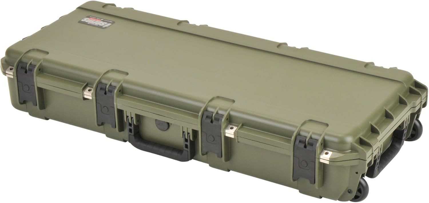 SKB 3I-3614-6M-E iSeries 36.50" x 14.50" x 6" - Empty w/Wheels, OD Green, Multicolor