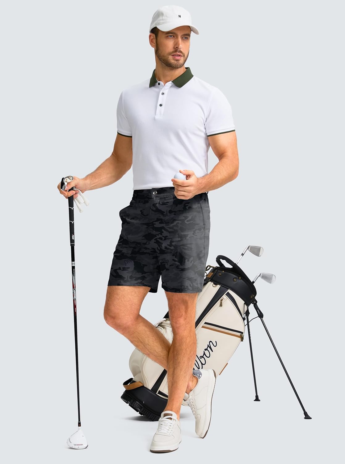 G Gradual Men's Casual Shorts 7" Lightweight Golf Shorts for Men Stretch with 3 Pockets Quick Dry Breathable Work Shorts - Image 6