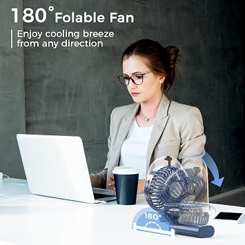 Portable Handheld Misting Fan, Nano-Mist Humidifier for Skincare & Makeup, 180 Foldable Desk Fan, Rechargeable Water Spray Fan for Disney Beach Cruise Essentials, Summer Gifts for Women Man Girls