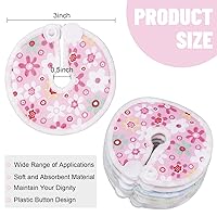 Vista 2 de 32 fundas para botones de tubo G, almohadillas de algodón para apoyo de alimentación, suministros de algodón reutilizables, fundas suaves