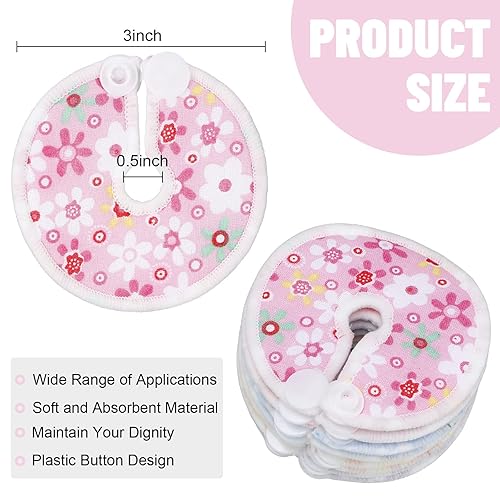 Miniatura 2 de 32 almohadillas de algodón para tubo G, almohadillas de algodón para soporte de alimentación, cubiertas de botón de tubo G abdominal, suministros de