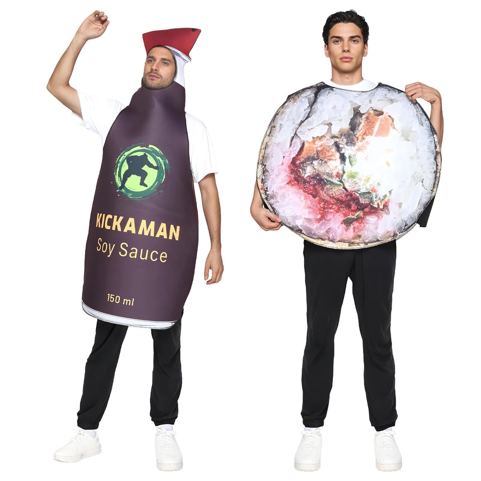 Travestimenti Cosplay Alimentari per Adulti Costume da Festa Comodo e Molto | Costumi Da Sushi Per Cosplay E Feste In Maschera Per Riunioni Di Famiglia A Natale E Halloween