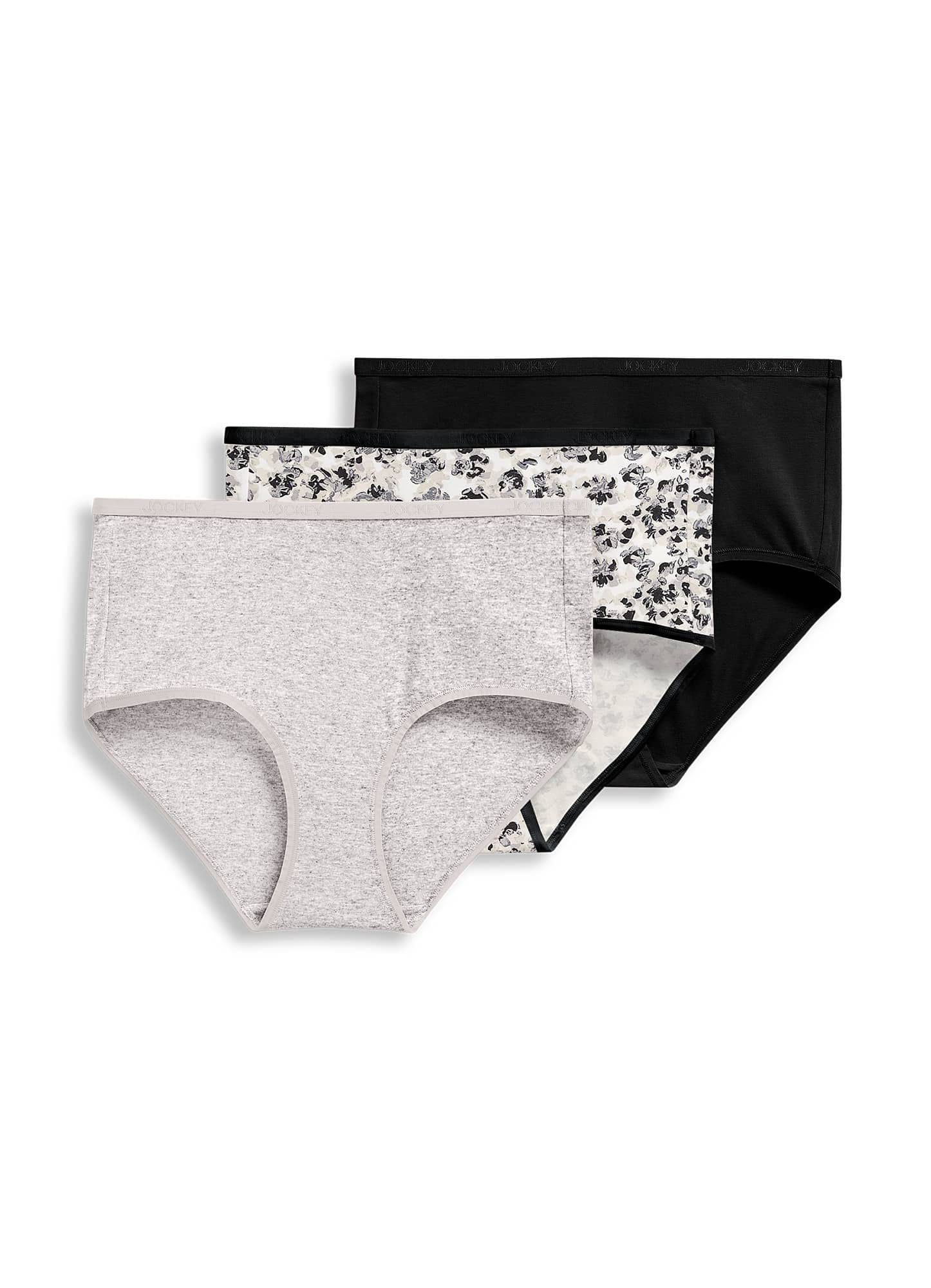 Jockey Classics - Slip da Donna a Taglio Completo, Confezione da 3