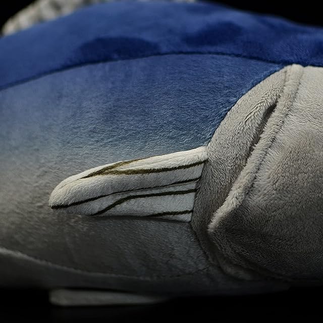 Foto 7 de 8 de lilizzhoumax Peluche de Atún Azul, 40 cm, Pez Realista Suave con Forma Detallada