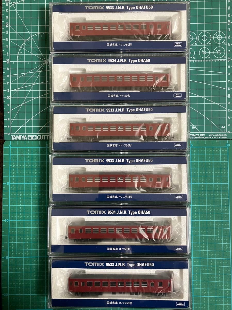 全て新品未使用品】国鉄筑豊本線のレッドトレインDD51(九州仕様)＆50系 