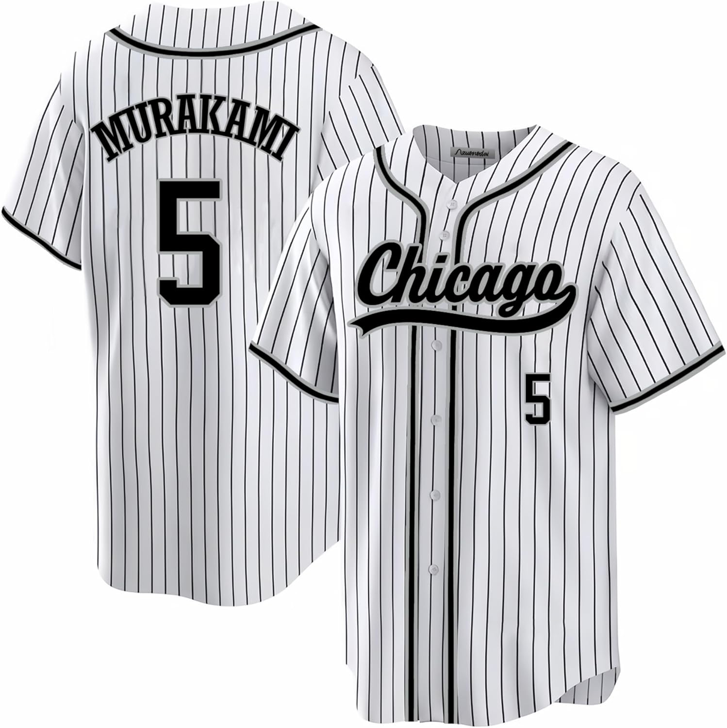 Custom Mens/Women/Youth Chicago Baseball Stitched T-Shirt for Sports Fan