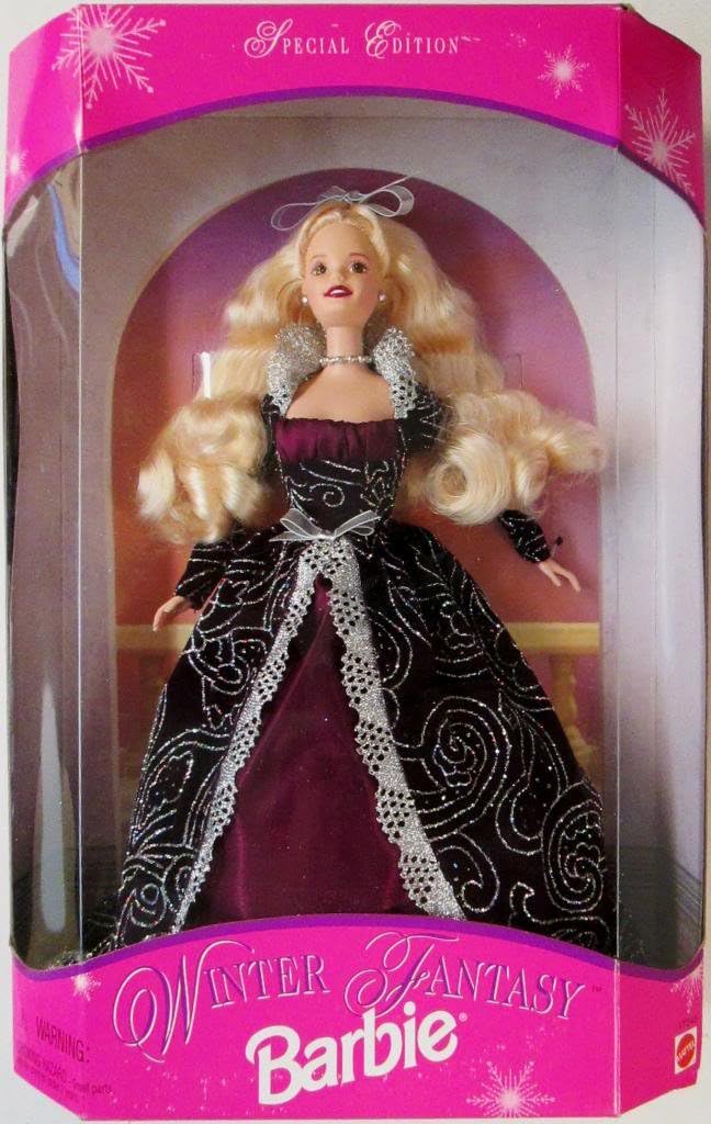 Barbie 1996 Winter Fantasy 2 Blonde - Sam's Club Exclusive