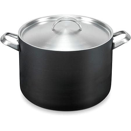 GreenPan Paris 8 Quart Non-Stick Dishwasher Safe Ceramic Covered Stockpot, Gray -