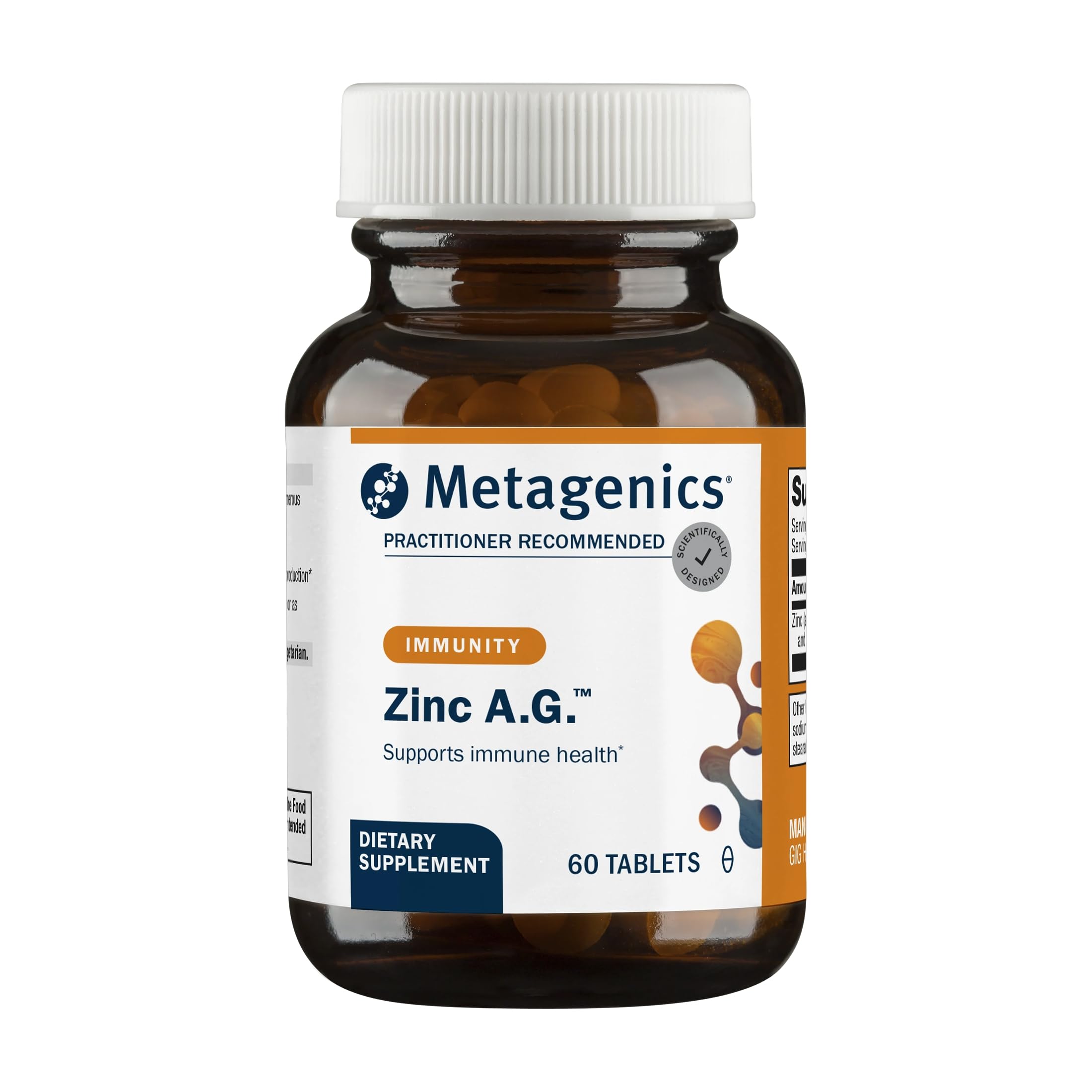 Metagenics Suplemento de Zinco Zinc A, 60 comprimidos