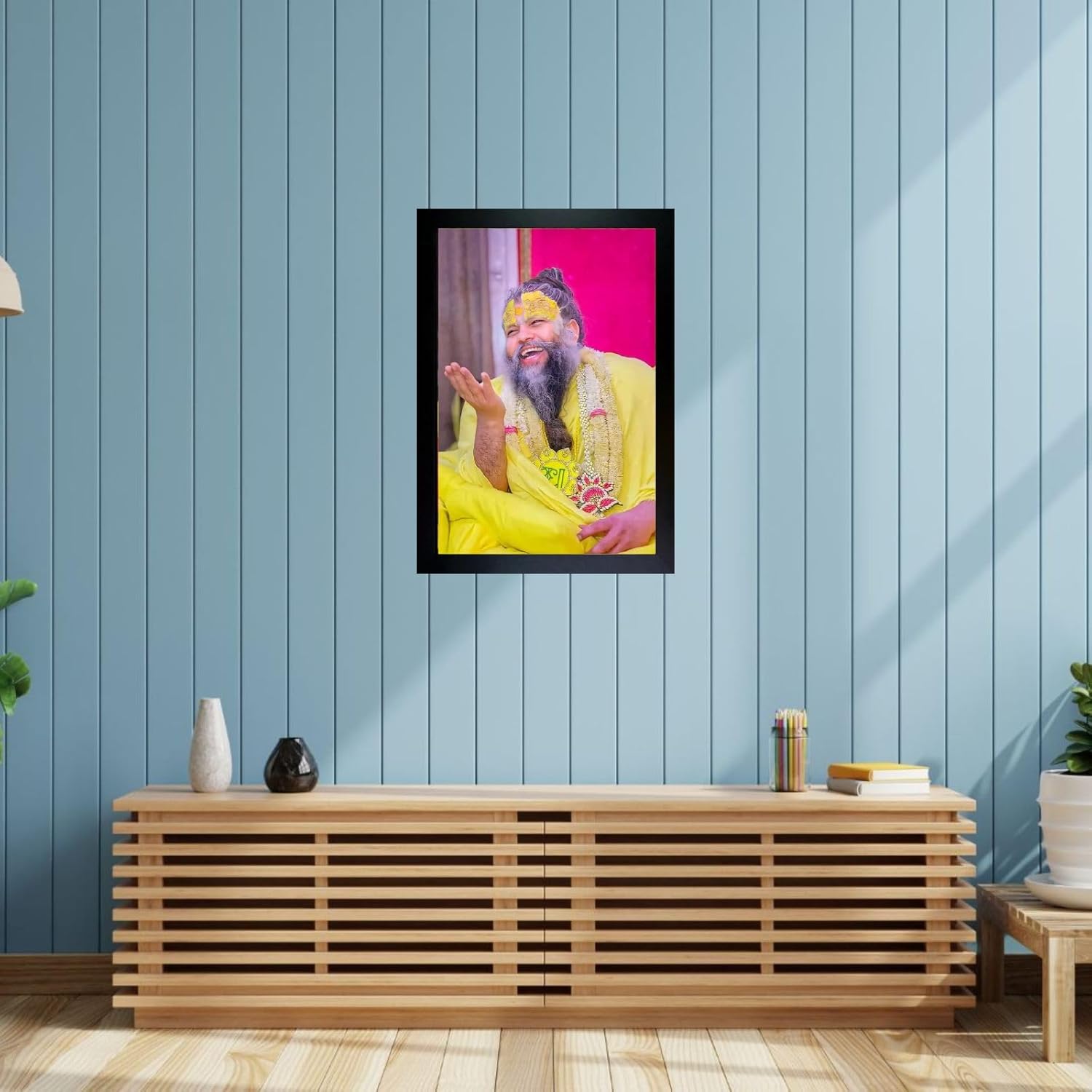 Great More Shri Premanand Govind Sharan Ji Maharaj Religious photo frame for mandir and wall decor size-8x10 inch-127