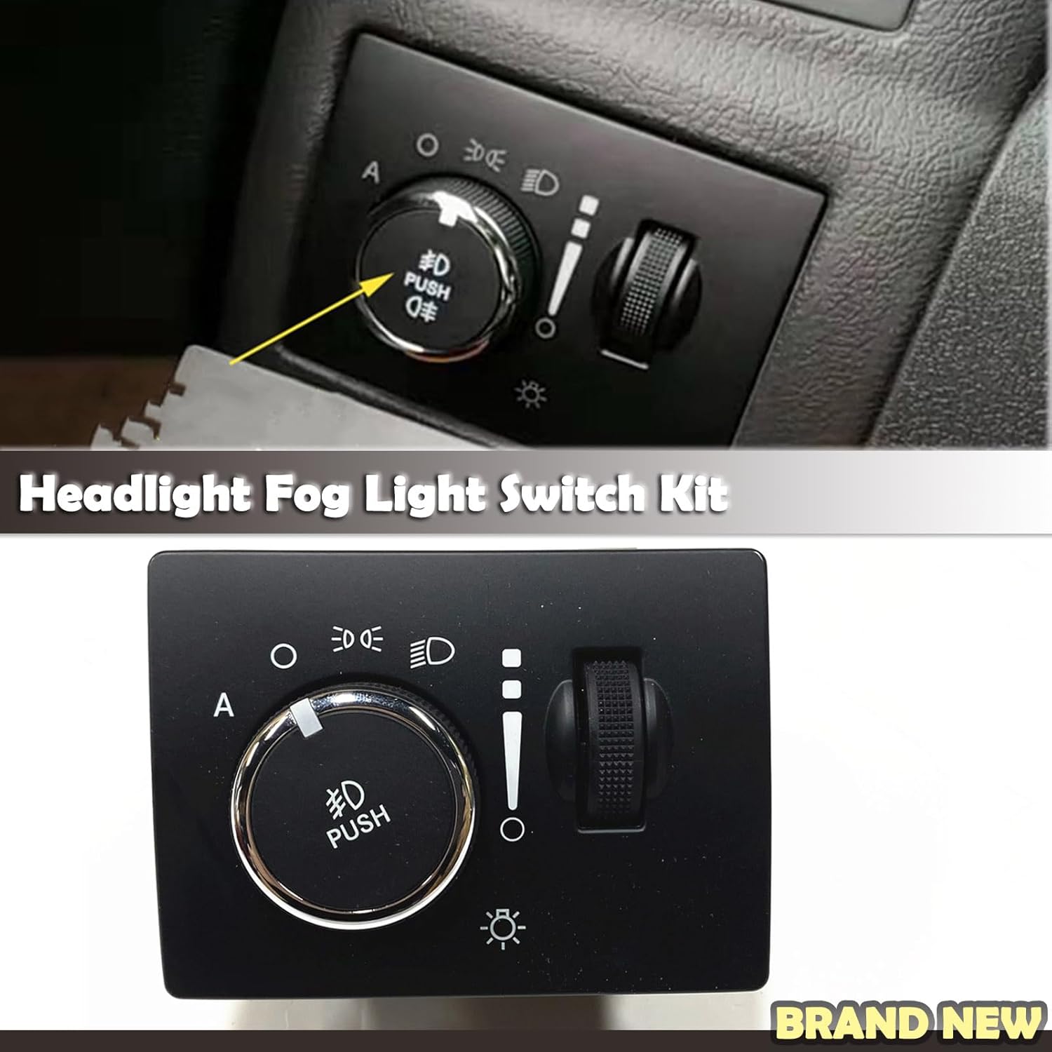 Car Headlight Switch For Chrysler 300 300C 2005-2011 Dodge Charger Challenger