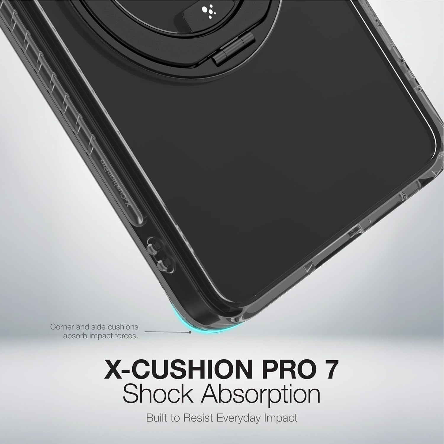 AMAZINGthing for Galaxy S26 Ultra [Titan PRO MagSpin] Case 360° Ring Stand, Designed for MagSafe, 12FT Drop Proof with X-Cushion PRO 7, Shock Absorption, Anti-Yellowing, Raised Camera Frame, Black