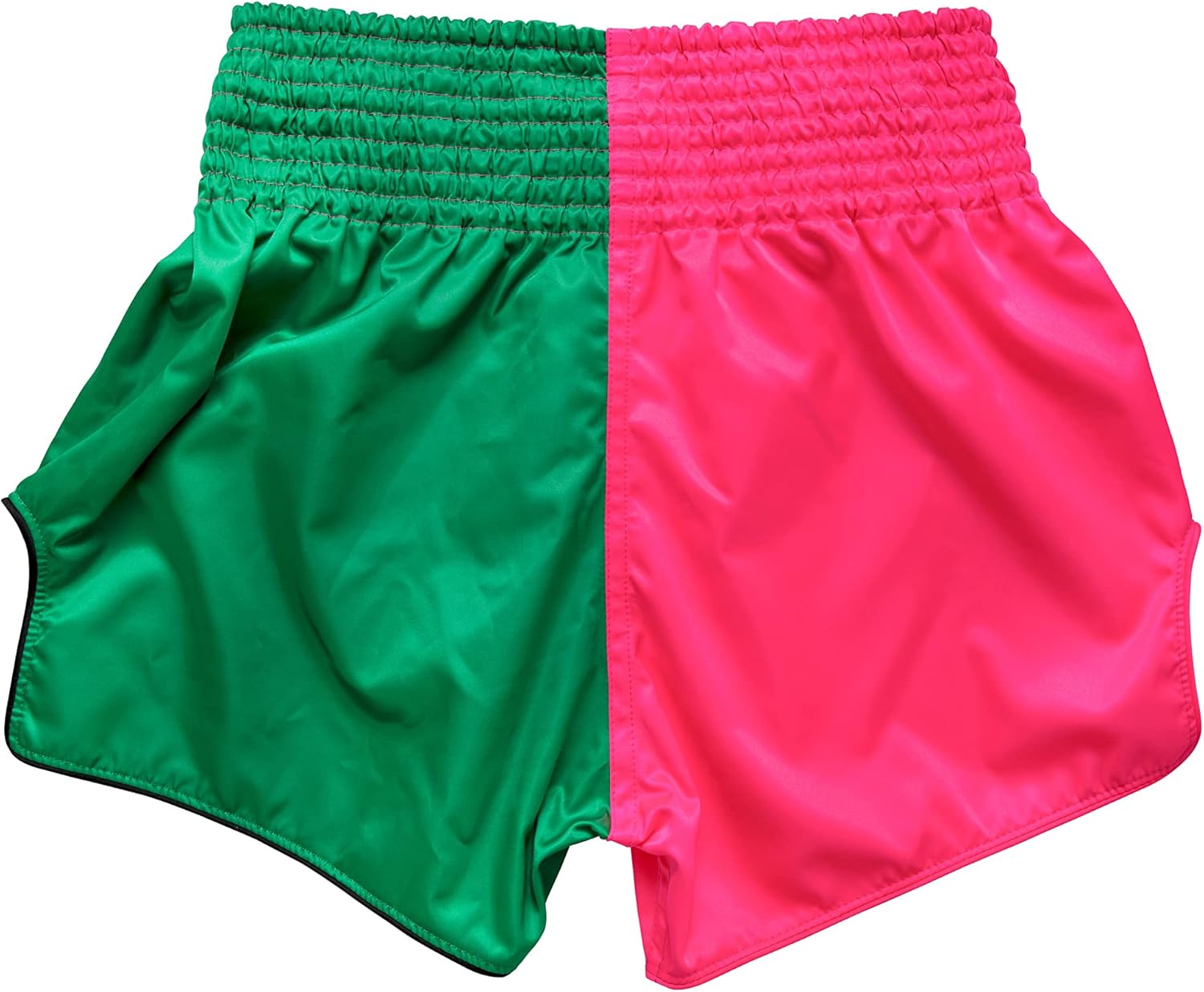 Fairtex Slim Cut Muay Thai Boxing Shorts - BS1911 (Pink/Green, Small)