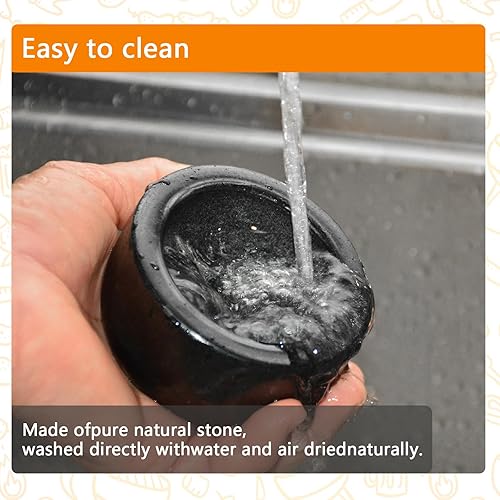 Miniatura 8 de Tianman Maja de repuesto de granito de 61 pulgadas solo maja de piedra sin pulir el mortero no está incluido granito sin pulir