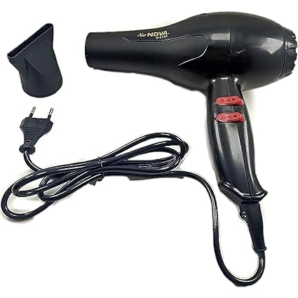 NOVA 1800W HAIR DRYER FOR WOMEN 6130 Hair Dryer (1800 W, Black)