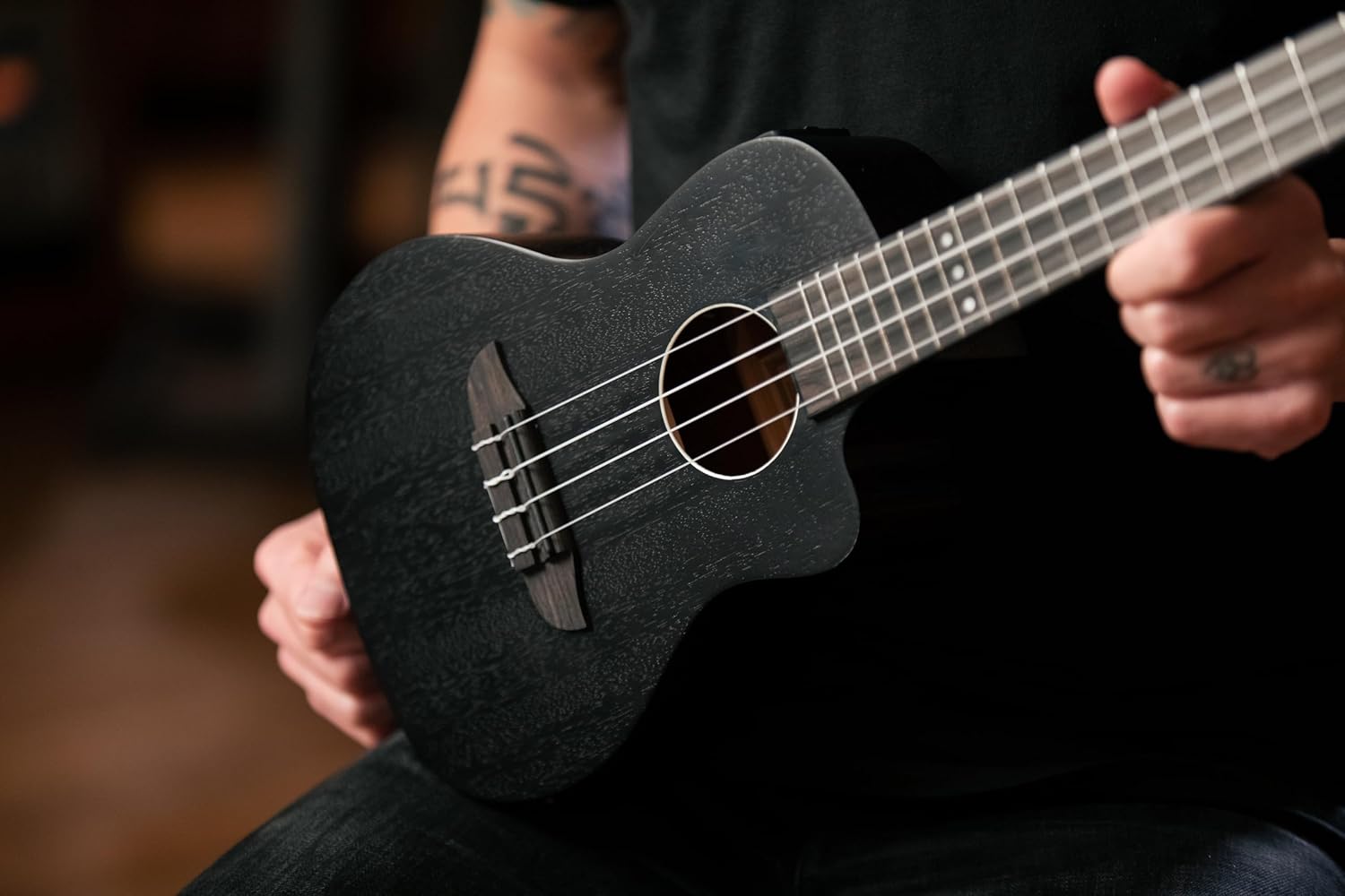 Horizon Series Revese Headstock Concert Acoustic-Electric Ukulele