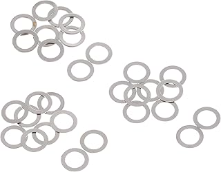 Stainless Steel 4mm Shim Spacer 0.1/0.2/0.3mm Thickness 10pcs each / 3Racing / 3RAC-SW04