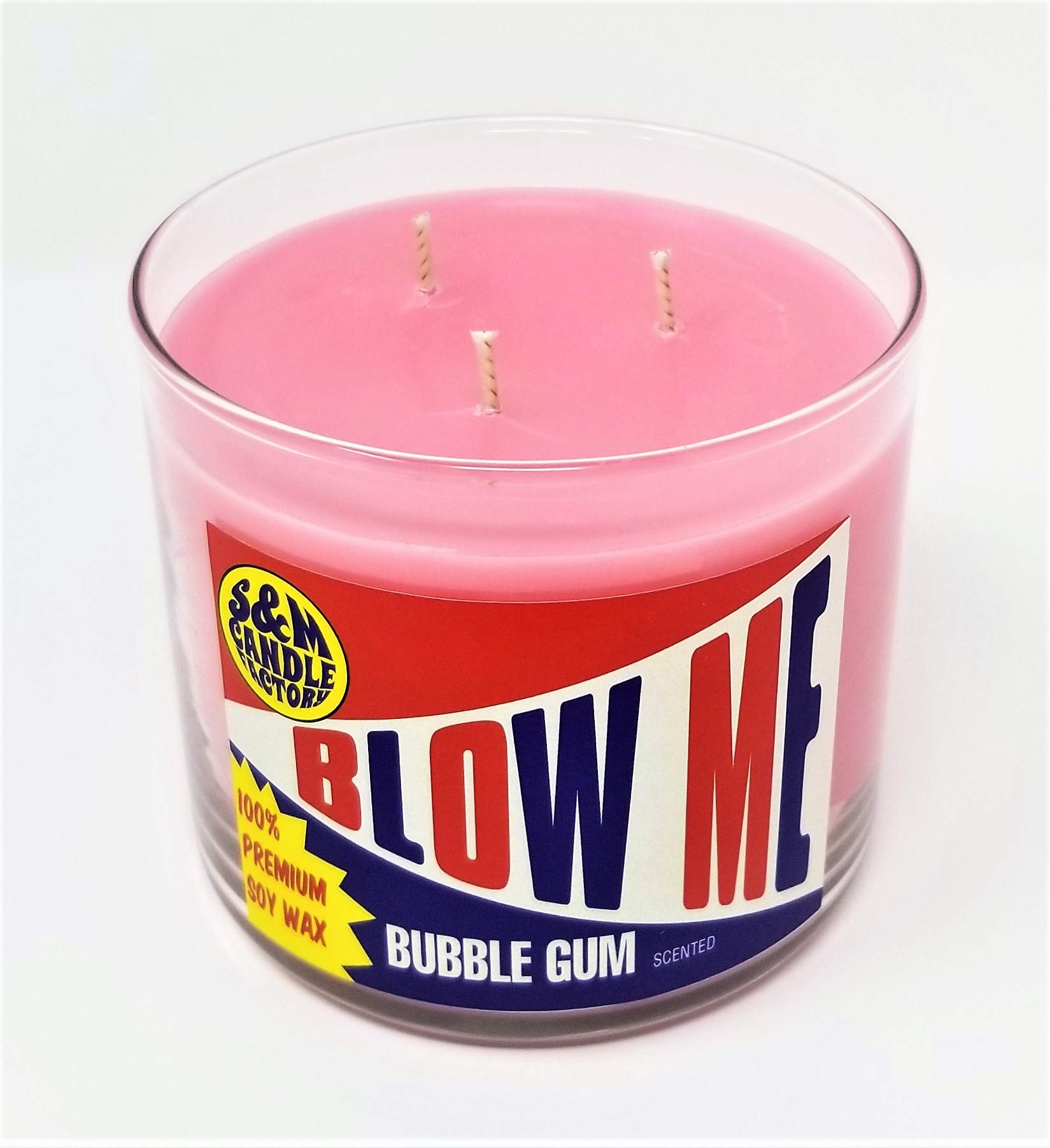 Amazon.co.jp: S&M Candle Factory 芯3本 香り付きソイワックス 14.5 