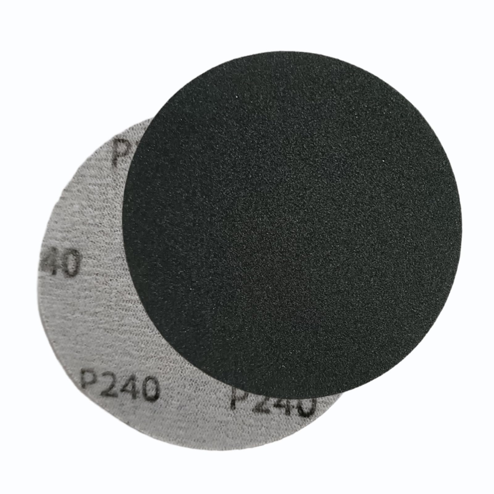 60 Pezzi Dischi 75mm Abrasivi Asciutti Bagnati Dischi Carta Abrasiva Rotondi Disco Abrasivo per Auto Lucidatura e Metallo, Legno Grana 240