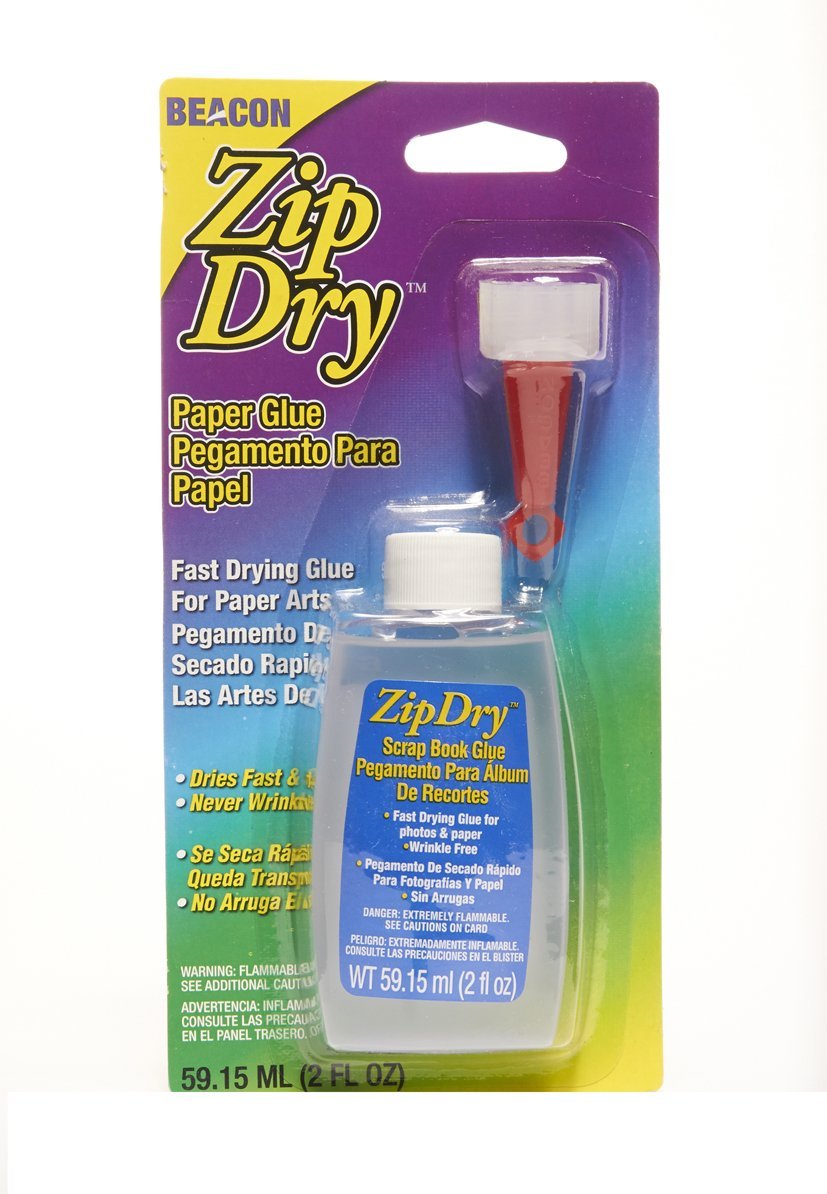BeaconZip Dry Paper Glue 2oz Carded