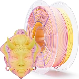 ZIRO 3D Drucker Filament PLA, Schnelle Farbe Wechselnde Filament, Farbe Geändert Durch Länge PLA, Fit die Meisten FDM 3D D...