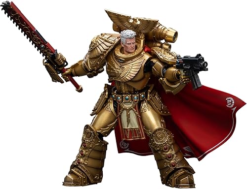 Miniatura 6 de JOYTOY Warhammer 40,000 118 Figura de acción Imperial Fists Rogal Dorn Primarch of The Vllth Legion Collection Modelo Regalos de cumpleaños 7